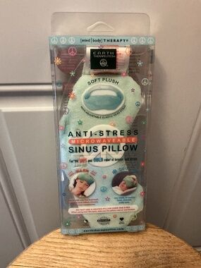 NEW Earth Therapeutics Anti-Stress Sinus Pillow Microwaveable